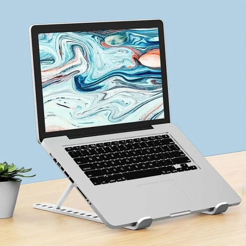 Computer Laptop Stand folding heat dissipation heightening lift desktop stand laptop stand Accessories Foldable Lap Base For Pc