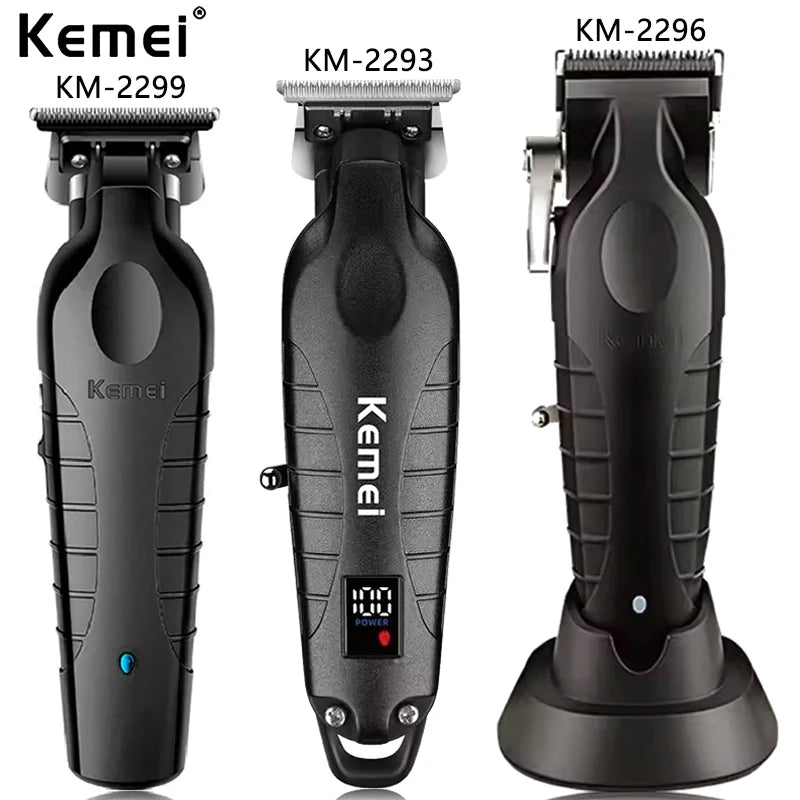 Kemei Professional Hair Clipper Kit KM-2296 KM-2299 KM-2293 Electric Hair Trimmer Male Hair Cutting Machine Mens Trimmer Machine