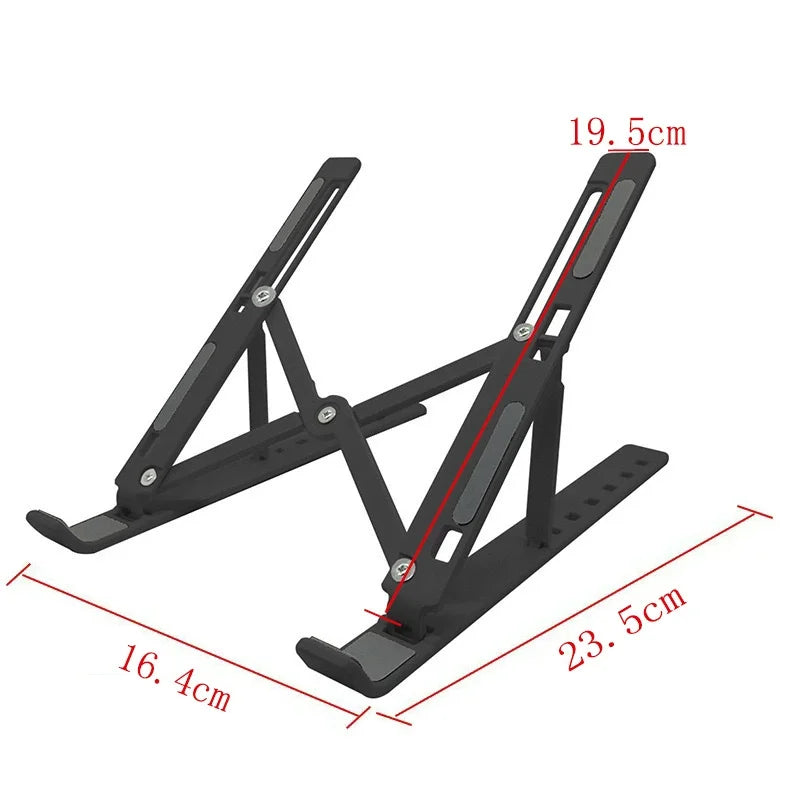 Computer Laptop Stand folding heat dissipation heightening lift desktop stand laptop stand Accessories Foldable Lap Base For Pc