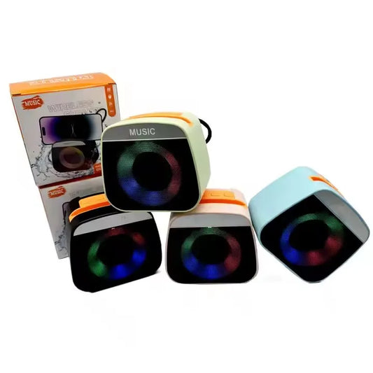 Portable Wireless Bass Mini BT Speakers X-922 RGB LED Colorful Light Active Stereo Woofer Hifi Music BT Mini Speaker Box