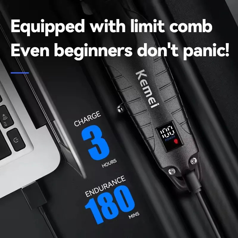 Kemei Professional Hair Clipper Kit KM-2296 KM-2299 KM-2293 Electric Hair Trimmer Male Hair Cutting Machine Mens Trimmer Machine