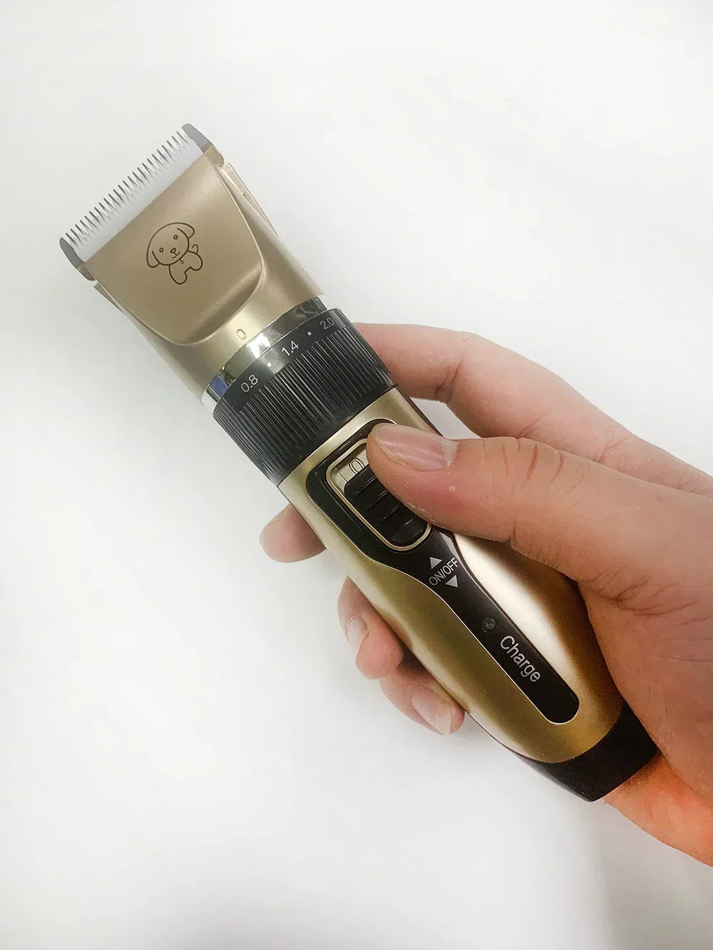 Dog Hair Clippers Low Noise Scissors Rechargeable Pet Trimmer Pet Grooming Tool Dog Hair Trimmer with Comb for Dogs Cats