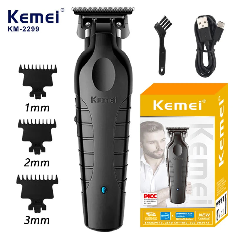 Kemei Professional Hair Clipper Kit KM-2296 KM-2299 KM-2293 Electric Hair Trimmer Male Hair Cutting Machine Mens Trimmer Machine