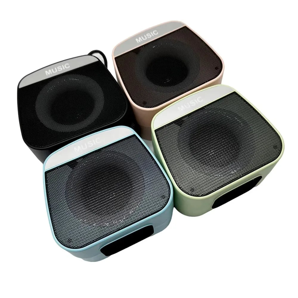 Portable Wireless Bass Mini BT Speakers X-922 RGB LED Colorful Light Active Stereo Woofer Hifi Music BT Mini Speaker Box